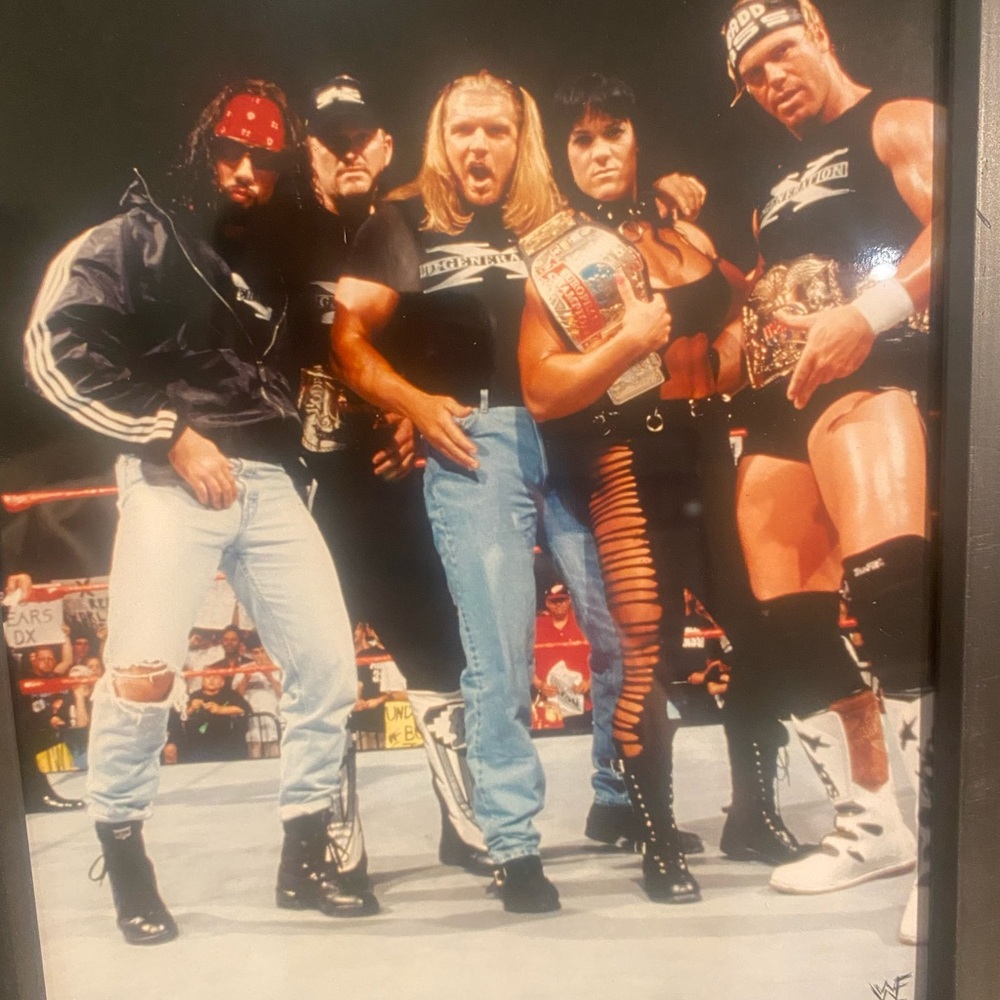 Original WWF D-Generation X Framed Photo 8”x 10” - Picture 2 of 6